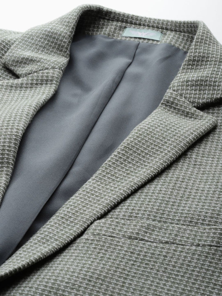Park Avenue Woven Design Super Slim Fit Blazer