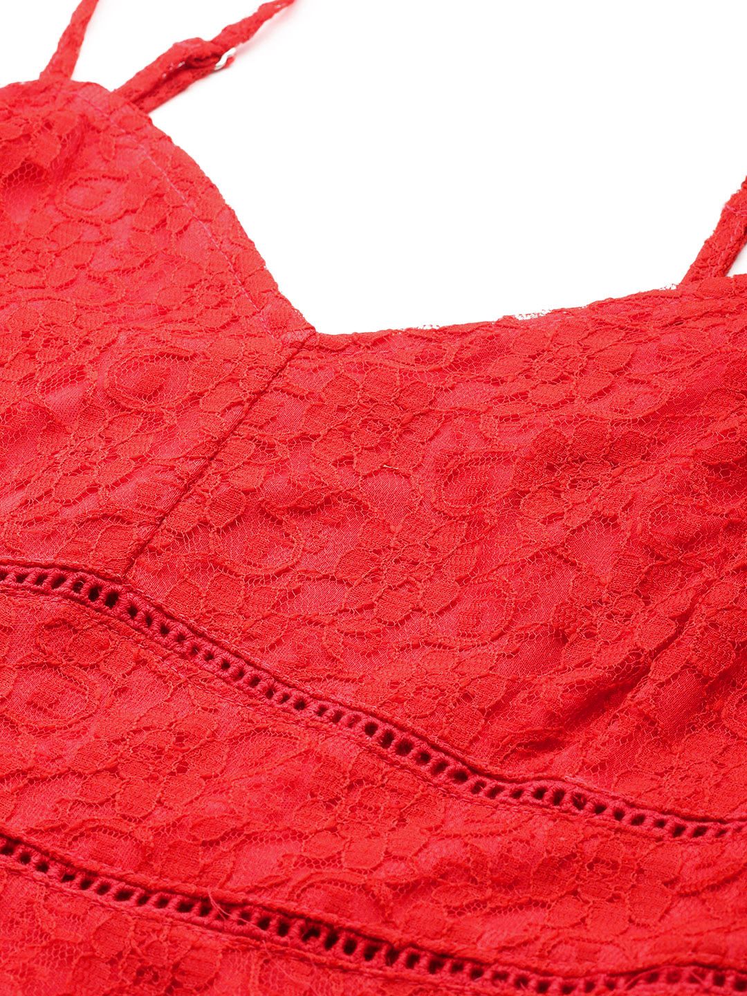 all about you Lace A-Line Midi Dress
