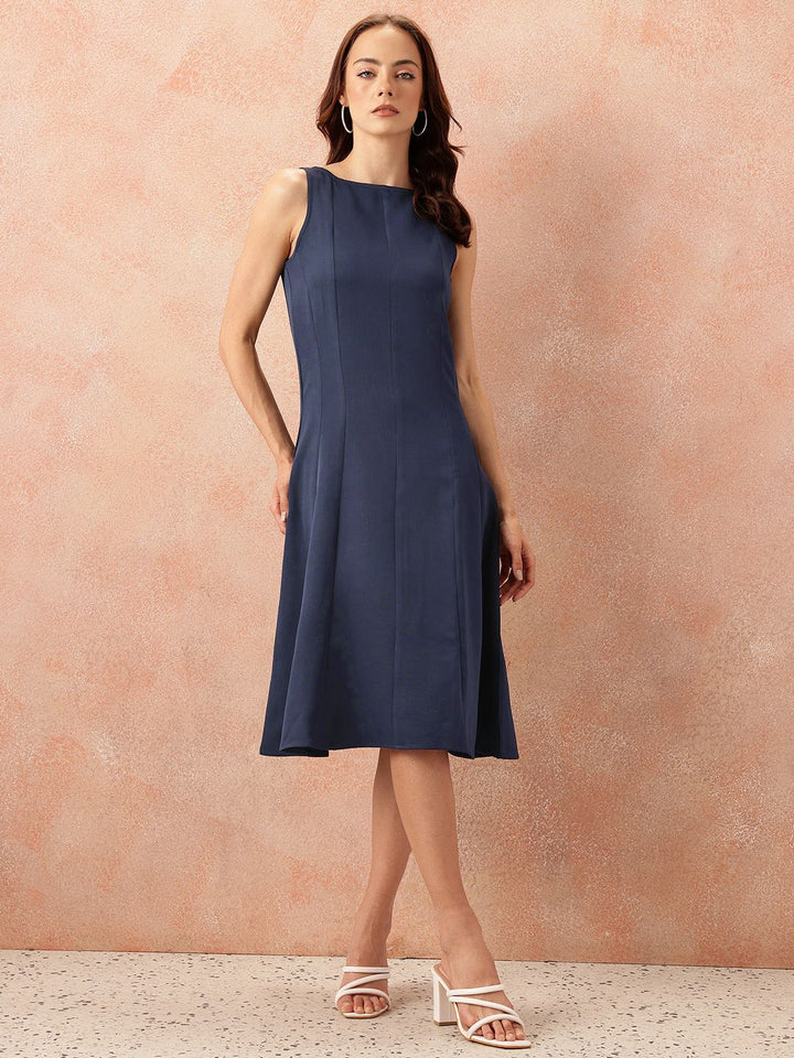 all about you Panelled A-Line Dress