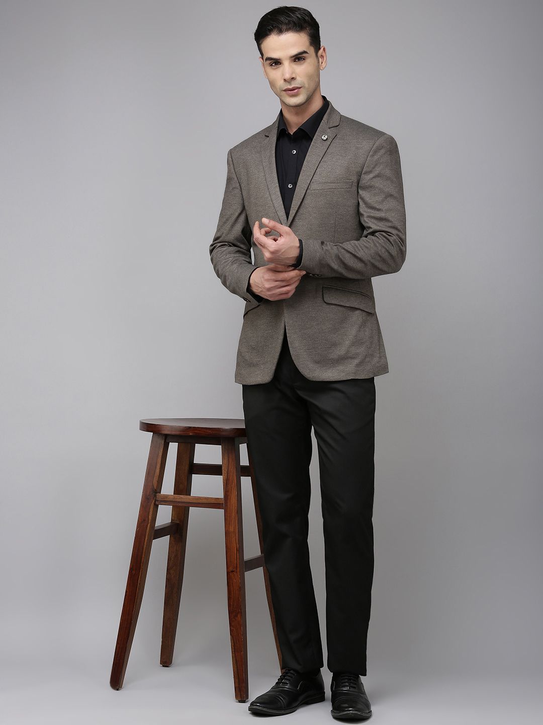 Park Avenue Active Fit Single-Breasted Formal Blazer
