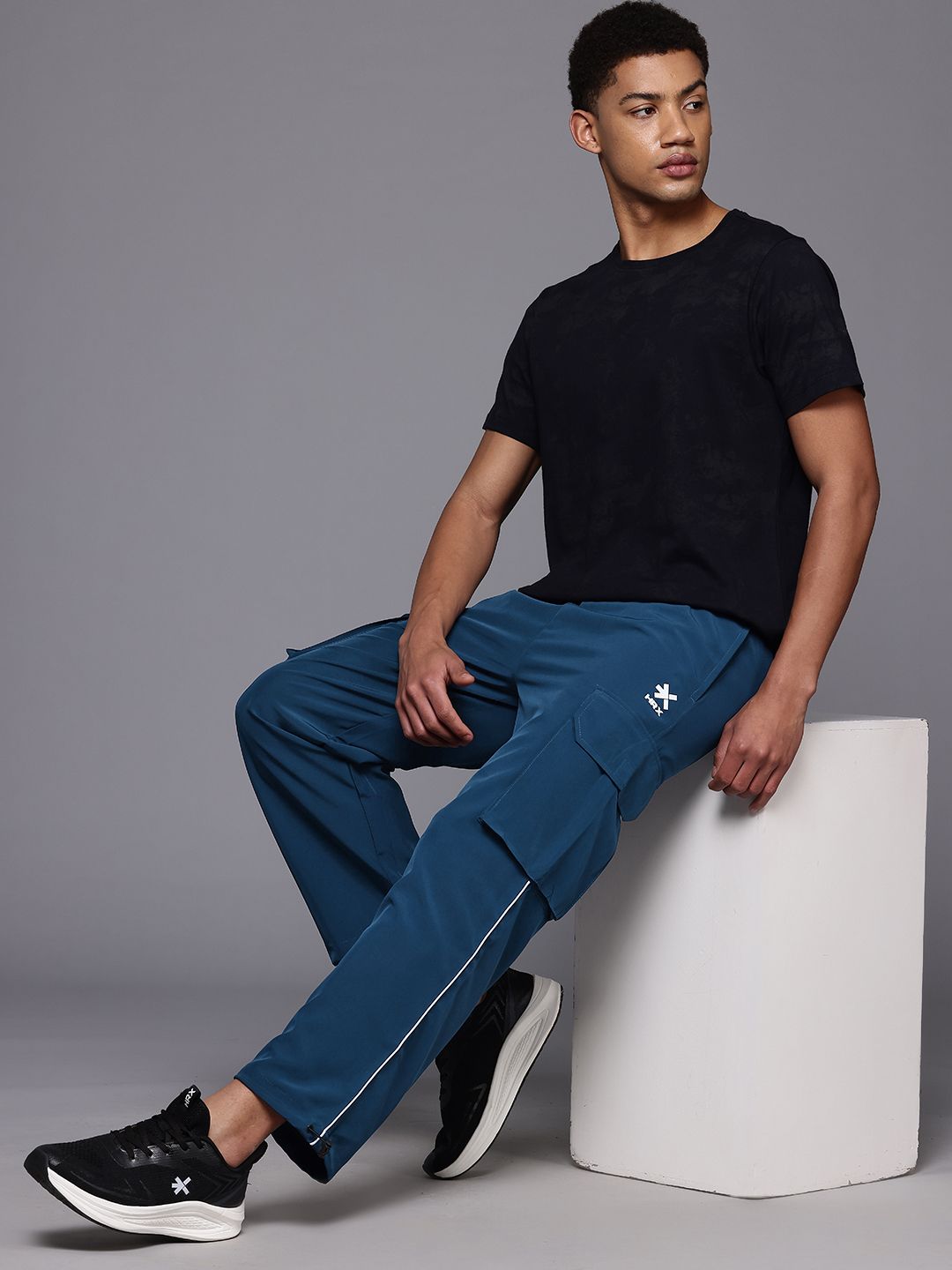 HRX by Hrithik Roshan Lifestyle Men Cargo-Style Track Pants