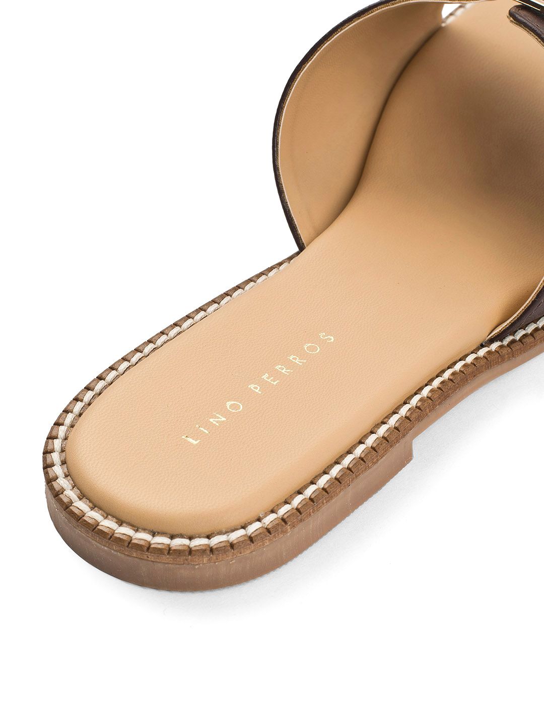 Lino Perros Women Open Toe Flats