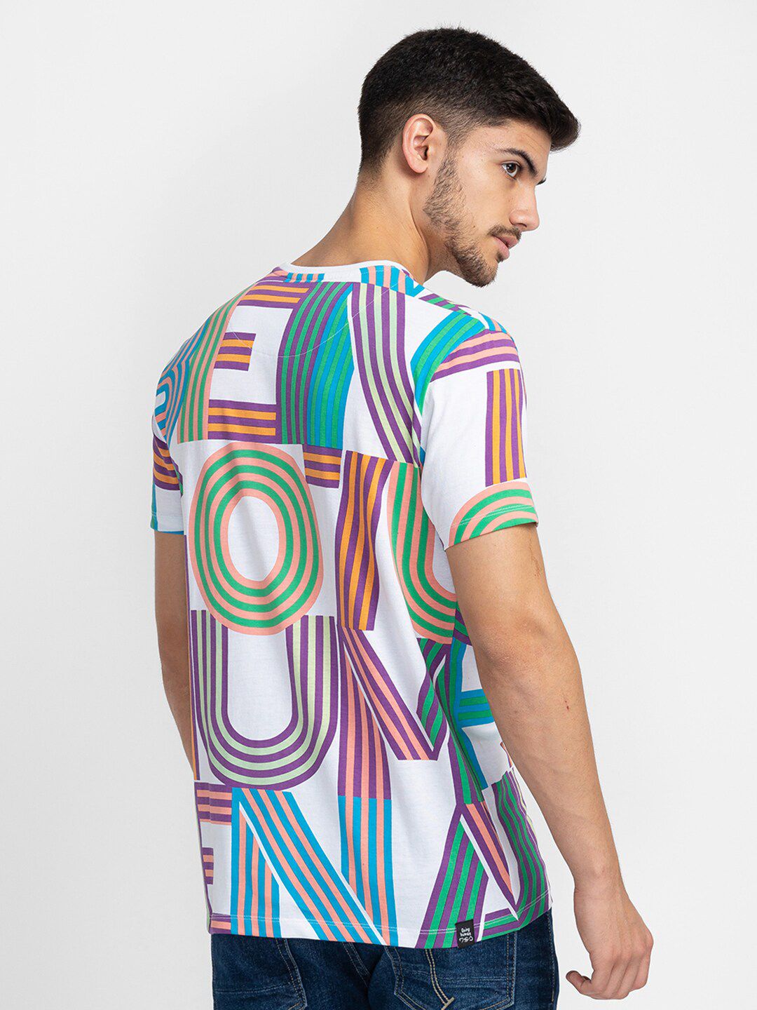 Being Human Typography Printed Round Neck Casual T-shirt