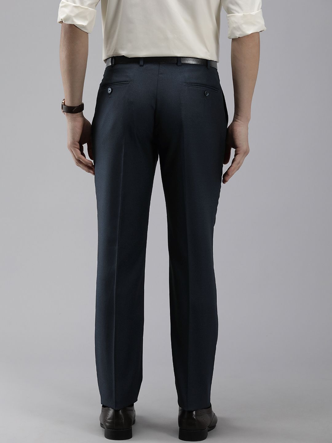 Park Avenue Men Smart Fit Formal Trousers