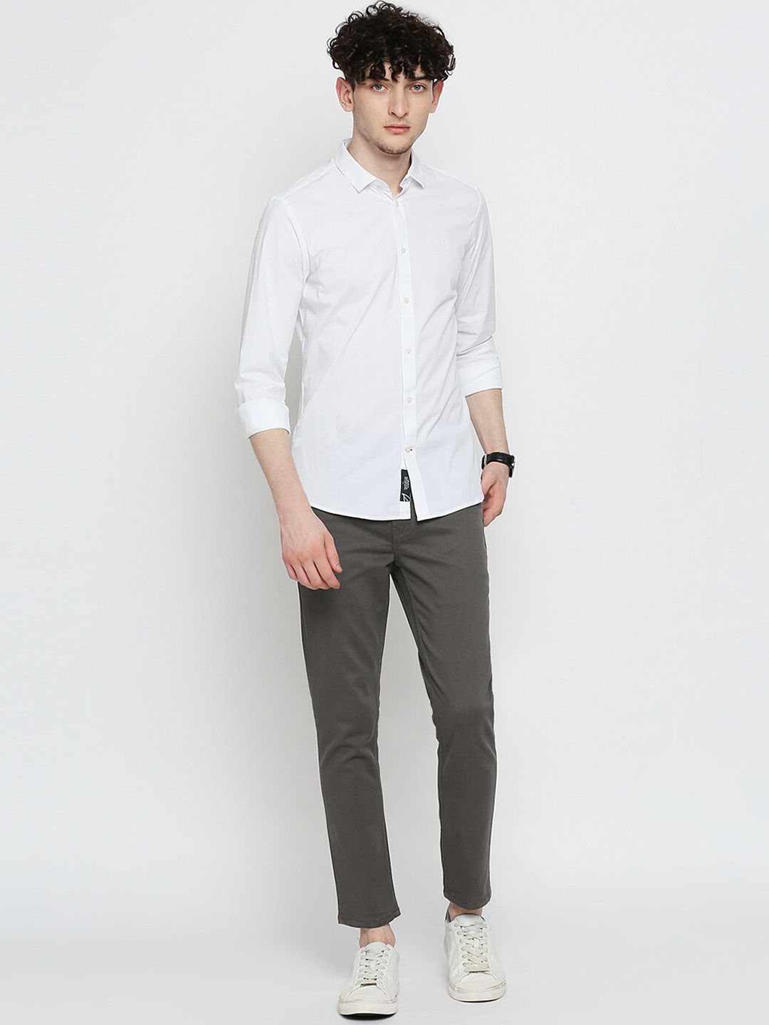 Being Human Men Mid-Rise Chinos Trousers