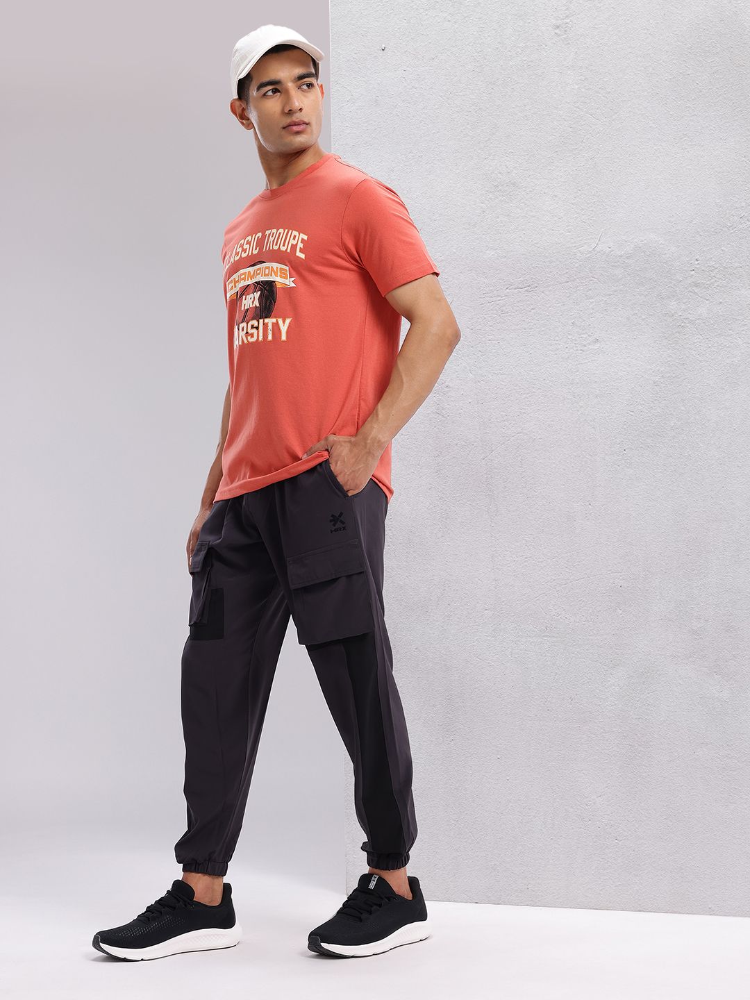 HRX by Hrithik Roshan Typography Print Round-Neck Lifestyle T-shirt