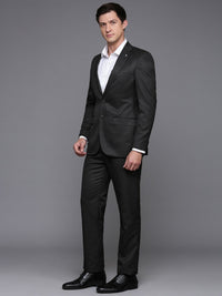 Raymond Men Self Design Single Breasted 2-Piece Formal Suit