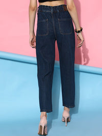 STREET 9 Women Blue Urban Tapered Fit Jeans