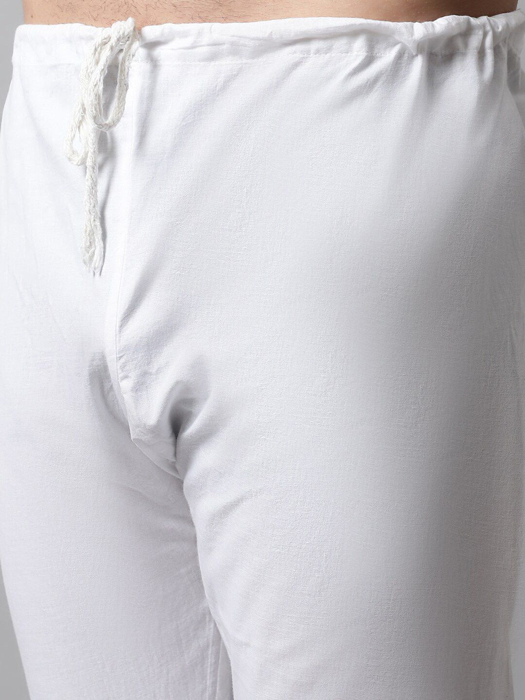 Jompers Mandarin Collar Embroidered Regular Chikankari Pure Cotton Kurta with Churidar