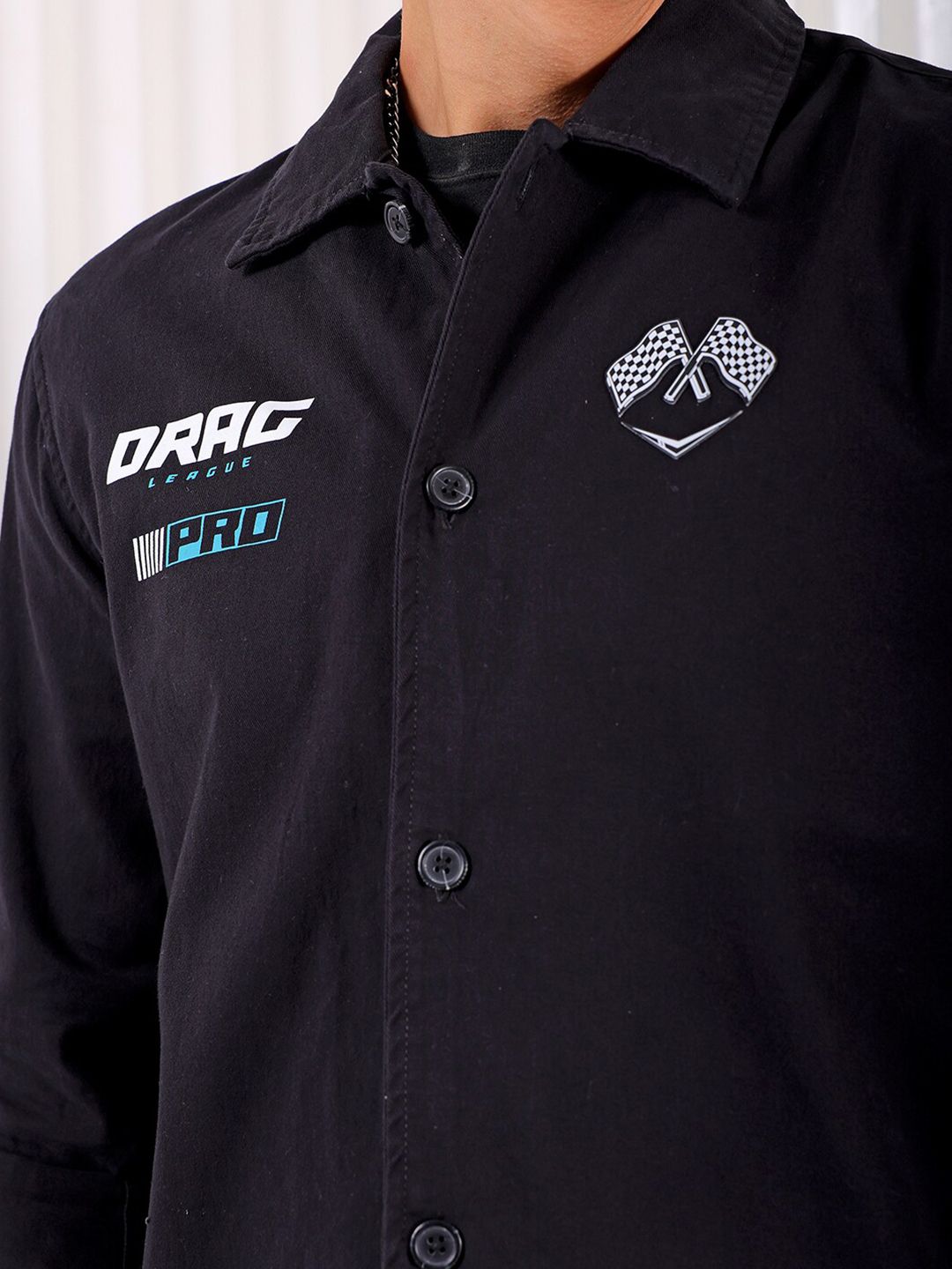 The Indian Garage Co Spread Collar Printed  Cotton Casual Shirt