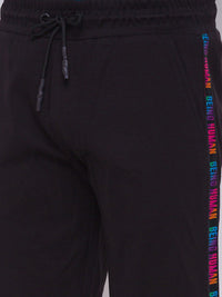 Being Human Men Black Sports Shorts