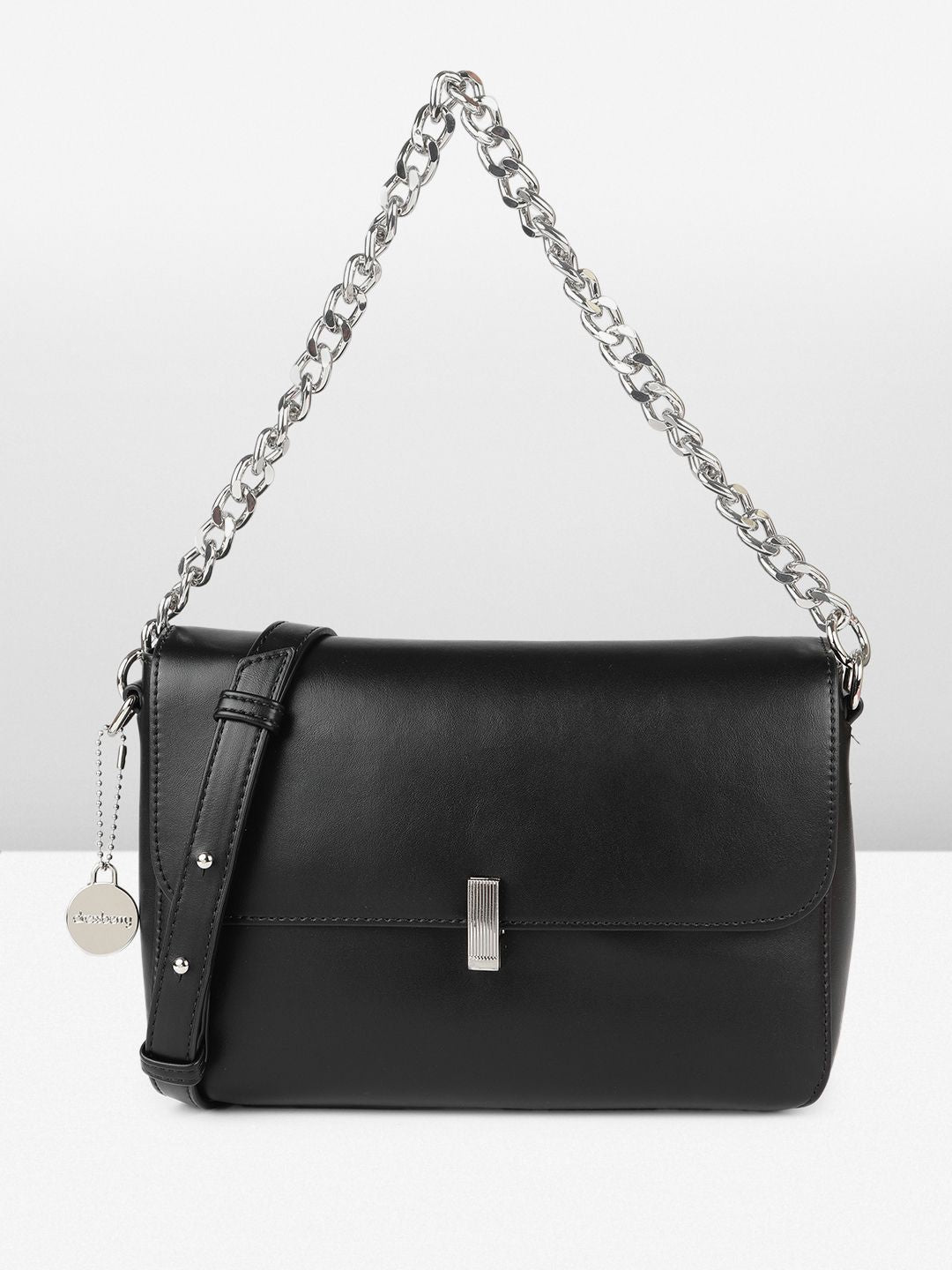 DressBerry Structured Shoulder Bag with Pouch