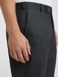 Park Avenue Men Checked Formal Trousers