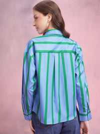 DressBerry Opaque Striped Casual Shirt