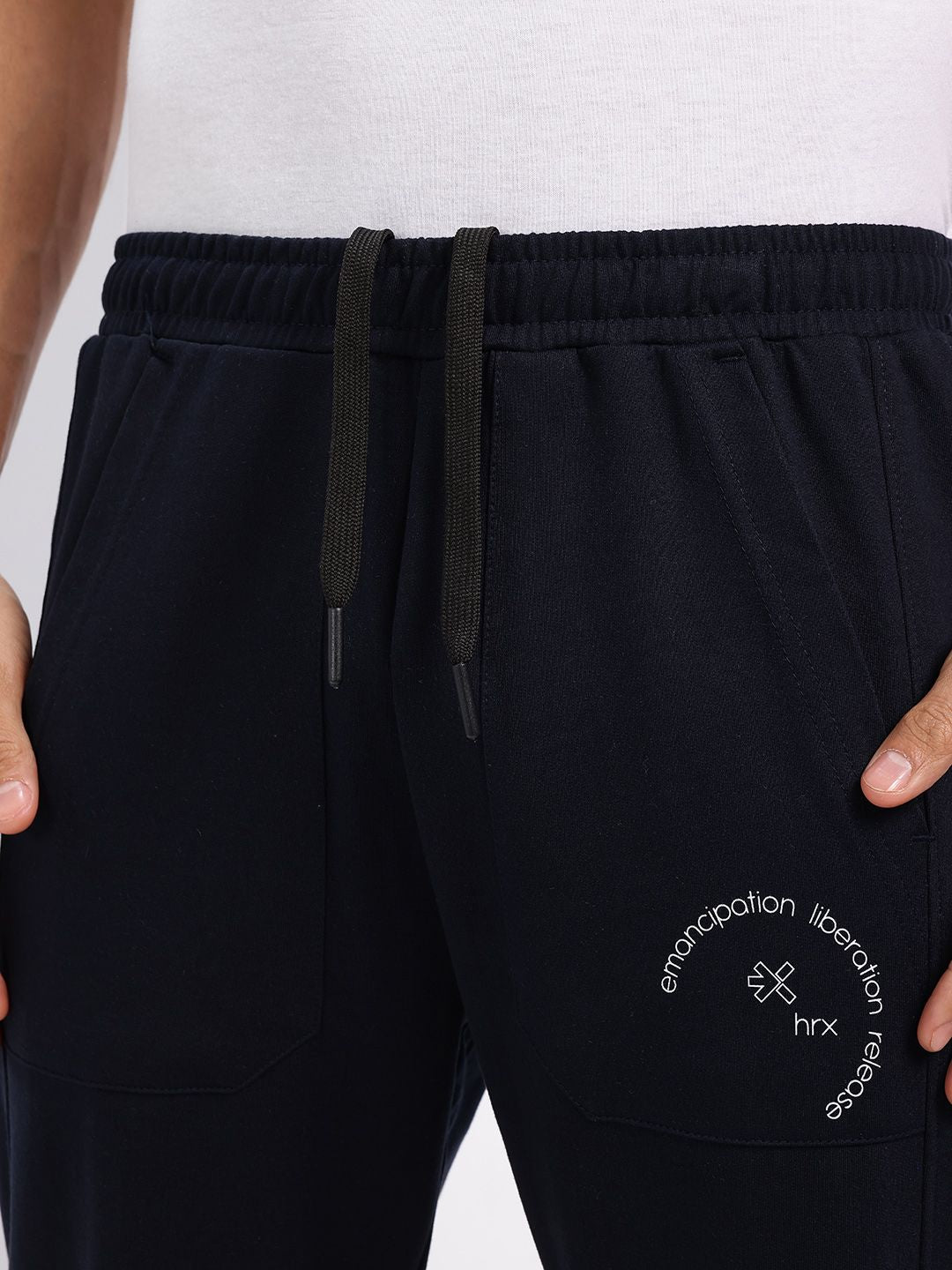 HRX by Hrithik Roshan Men Placement Print Yoga Joggers