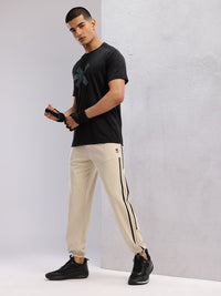 HRX by Hrithik Roshan Men Side-Stripes Rapid-Dry Training Joggers