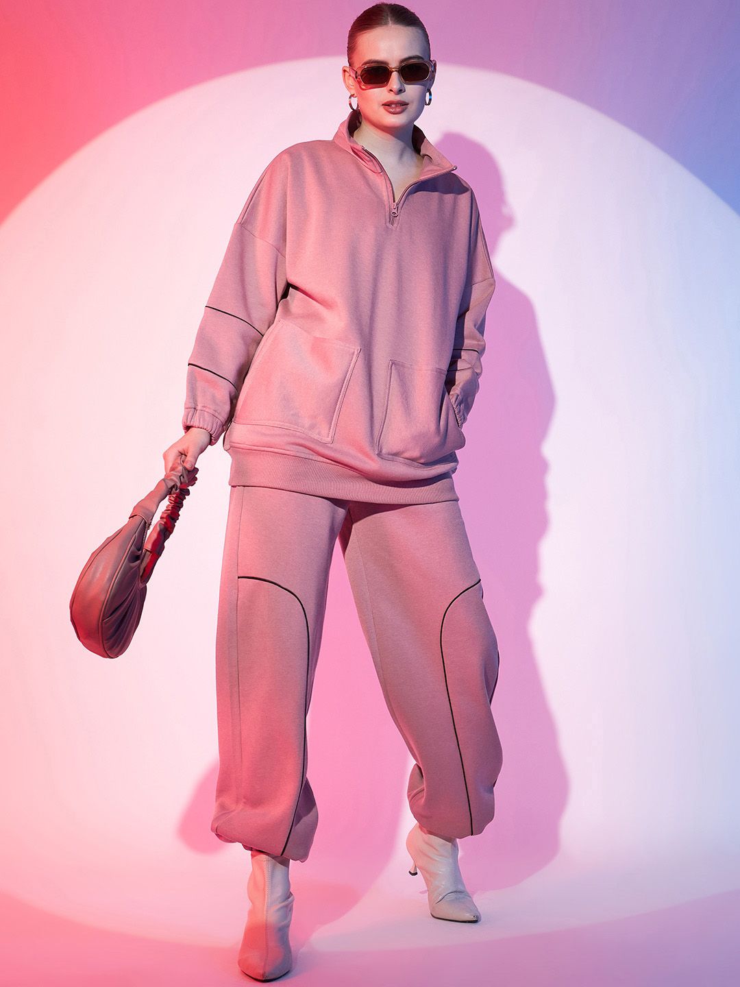 STREET 9 Women Pink Loose Fit Joggers