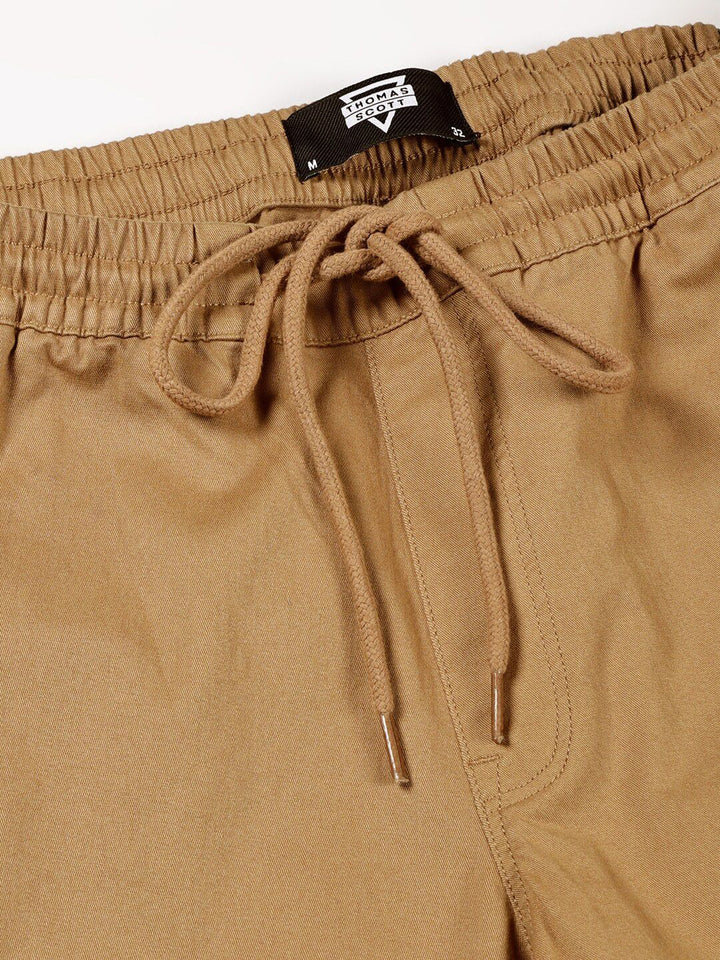 Thomas Scott Men Smart Mid Rise Cotton Chinos Trousers