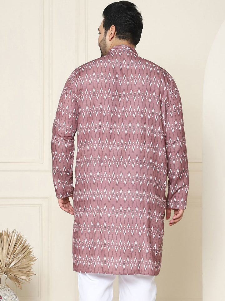 SOJANYA PLUS Geometric Printed Cotton Kurta