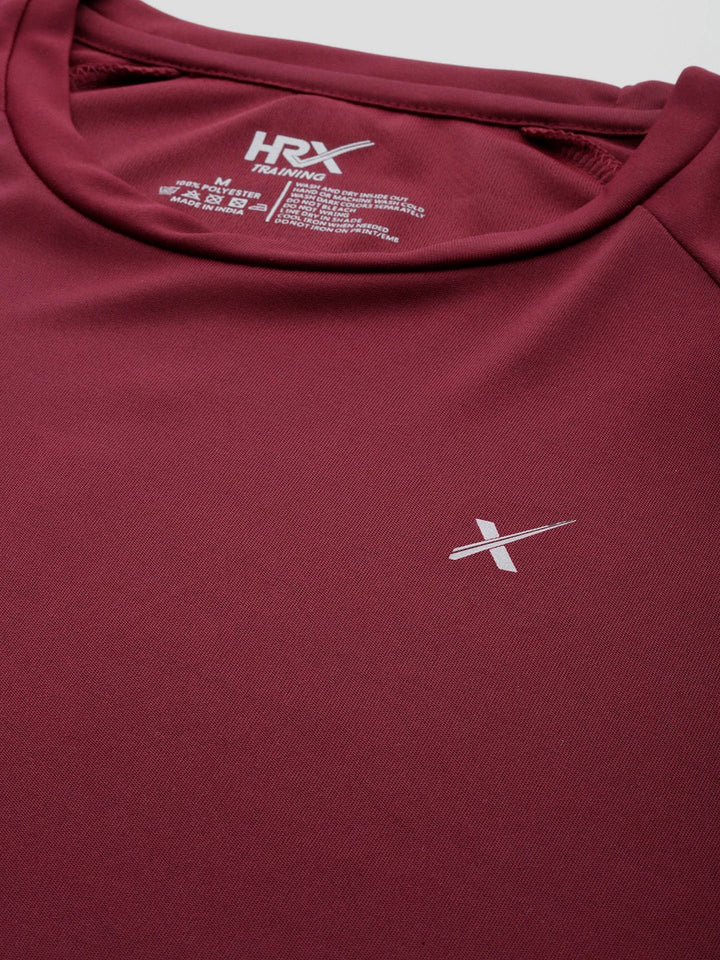HRX by Hrithik Roshan Men Back Detail Rapid-Dry Training T-shirt