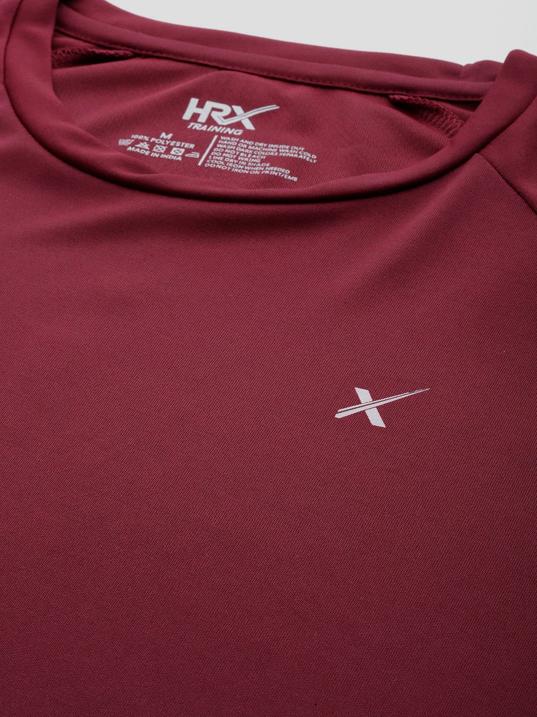 HRX by Hrithik Roshan Men Back Detail Rapid-Dry Training T-shirt