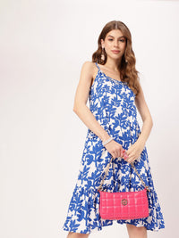 DressBerry Holiday Glamour Strappy Chic Gathered A-Line Dress