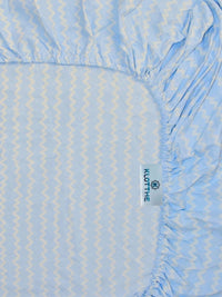 Moda Rapido X KLOTTHE Biru 300 TC Cadar Katil Single dengan 1 Sarung Bantal