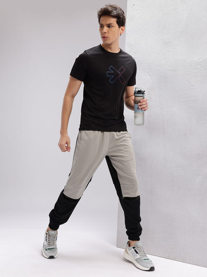 HRX by Hrithik Roshan Men Colourblocked Rapid-Dry Running Joggers