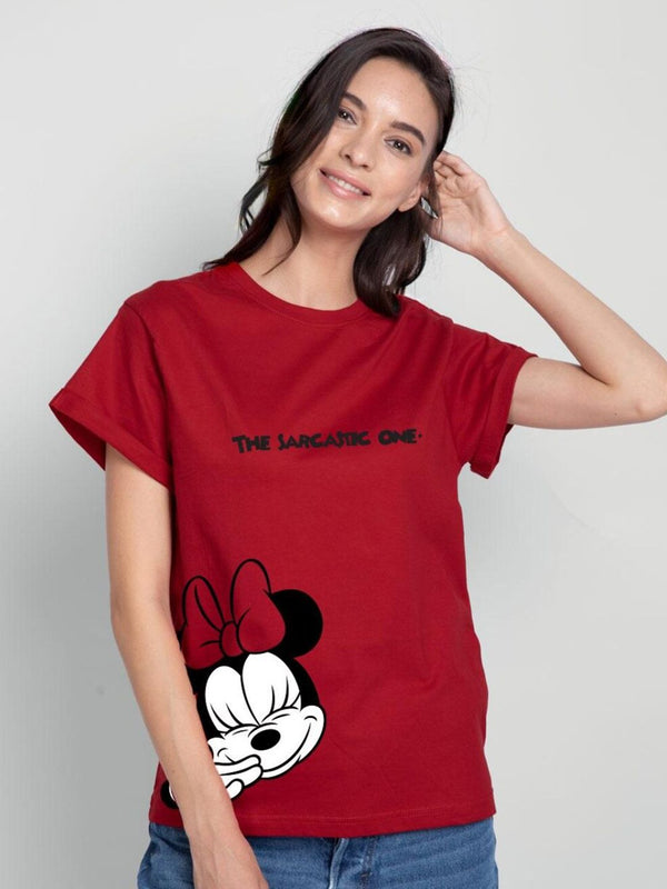 Bewakoof Women Sarcastic One Boyfriend Relaxed Fit T-shirt