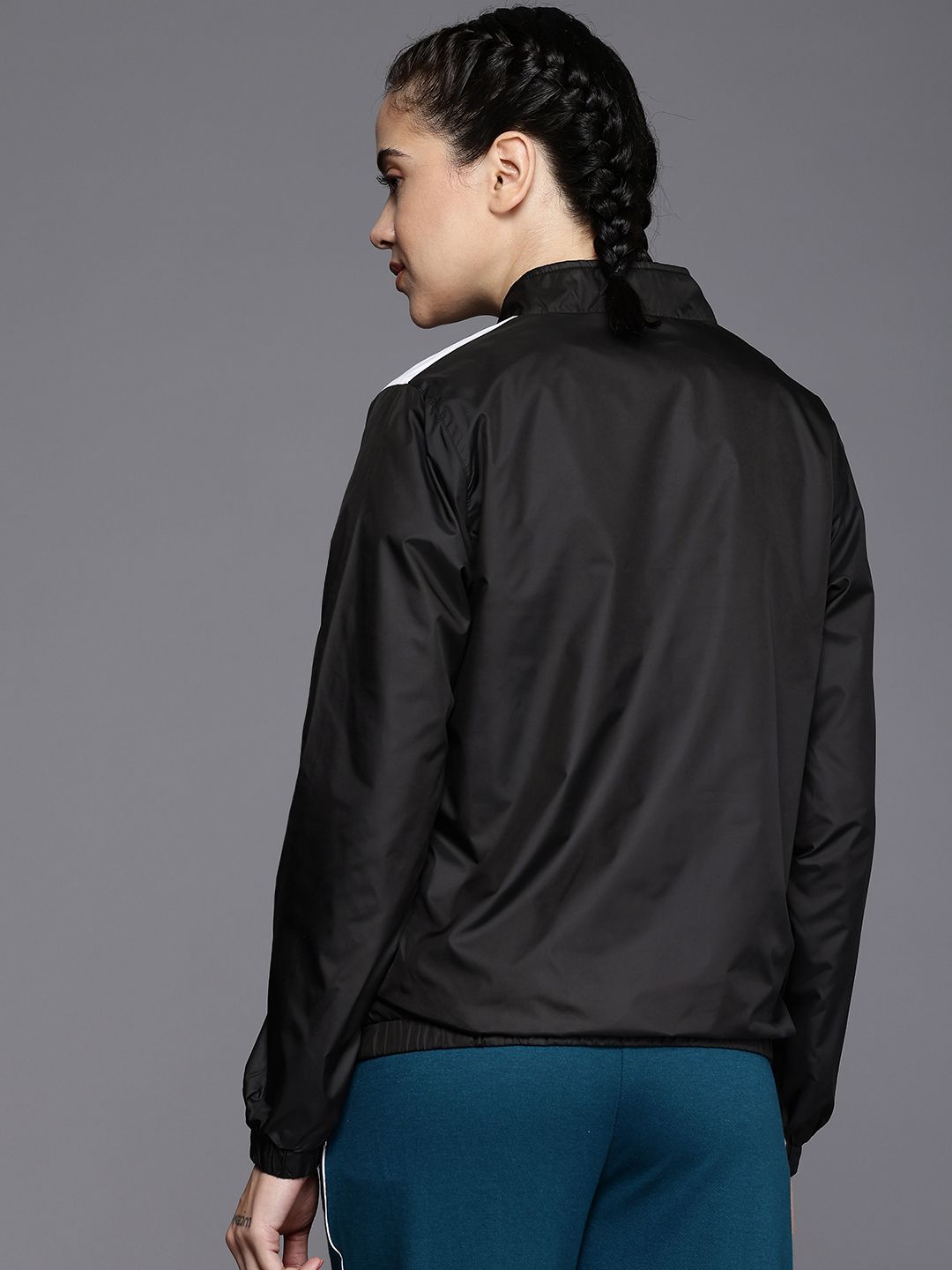 HRX by Hrithik Roshan Rapid Dry Antimicrobial Finish Colourblocked Lifestyle Sporty Jacket