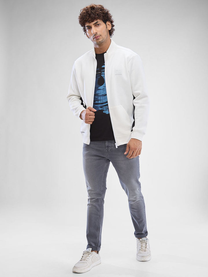 SPYKAR Full Sleeve Regular Solid Sweatshirts