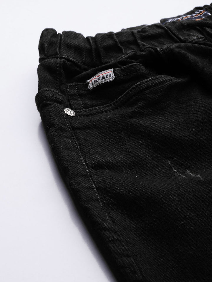 Garage CO Lelaki India Hitam Slim Seluar jeans