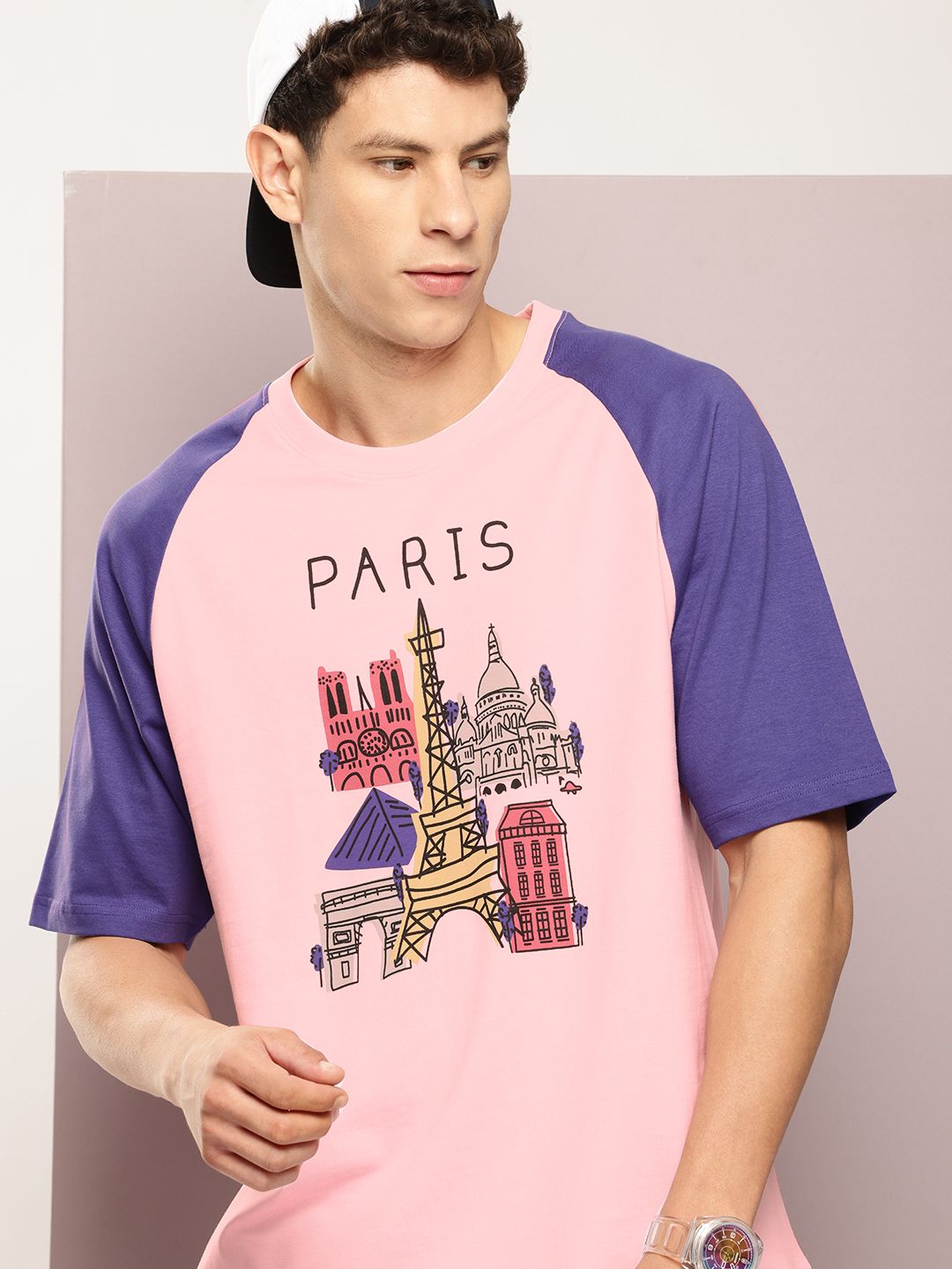 DILLINGER Men Graphic Printed Oversized T-shirt