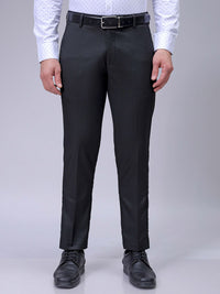 The Indian Garage Co. X Luxe Men Slim Fit  Checked Formal Trousers
