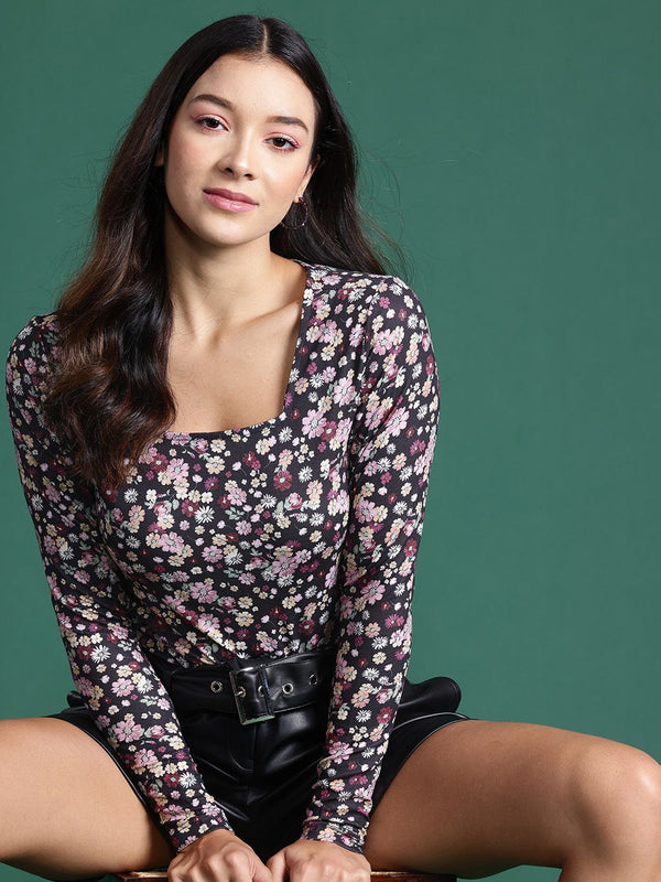 DressBerry Floral Print Top