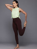 HRX by Hrithik Roshan Yoga T-shirt with Knot-Detail