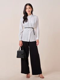 AND Solid Shirt Style Top