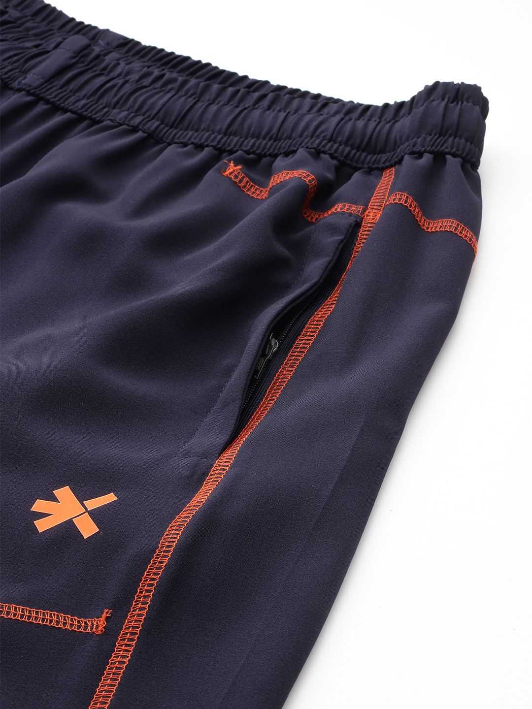 HRX by Hrithik Roshan Men Mid-Rise Training Joggers with Reflective Stripes