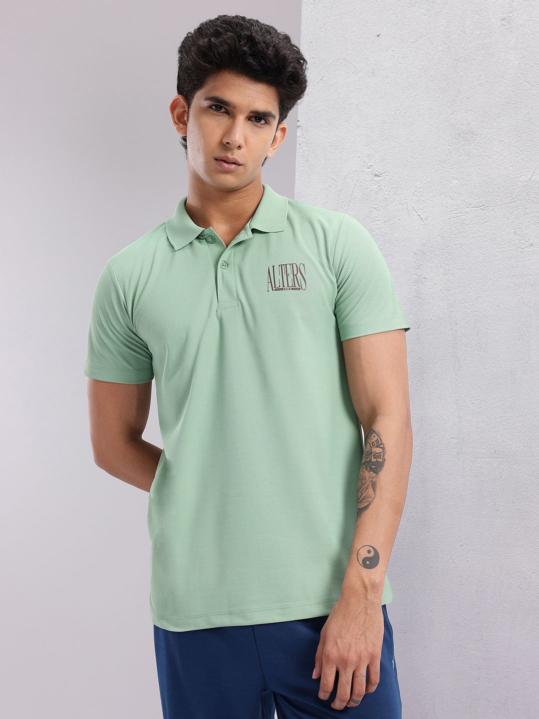 HRX by Hrithik Roshan Men Polo Collar Lifestyle T-shirt