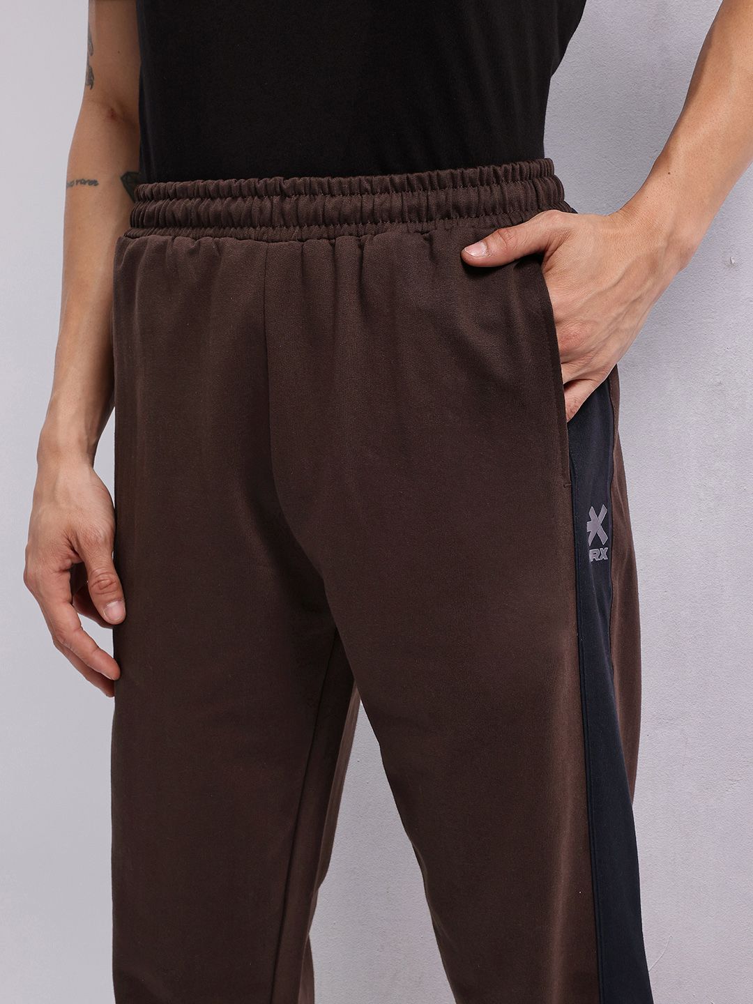HRX by Hrithik Roshan Men Contrast Side Panel Lifestyle Track Pants