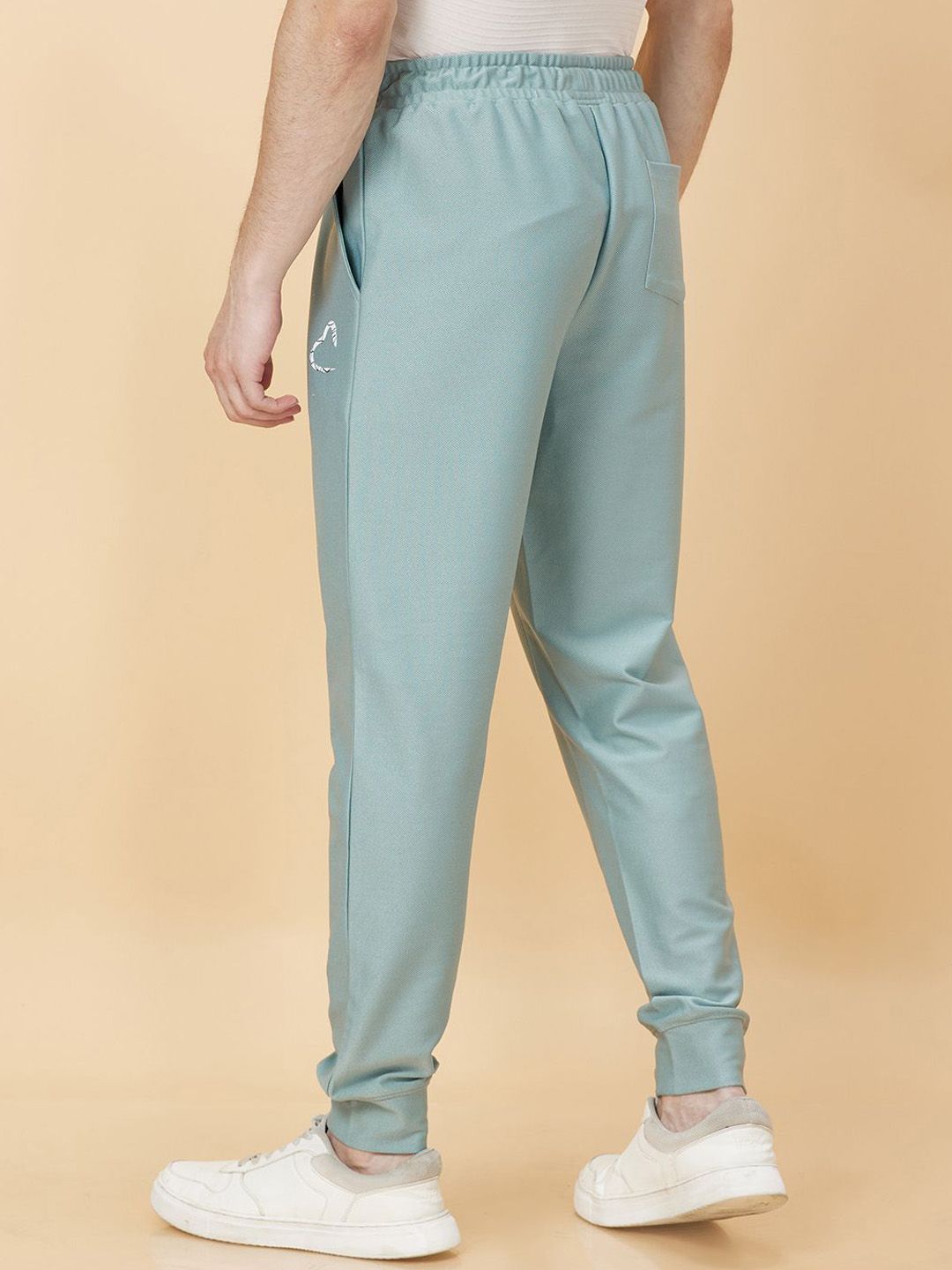 Being Human Men Mid Rise Drawstring Closure Jogger Track Pants
