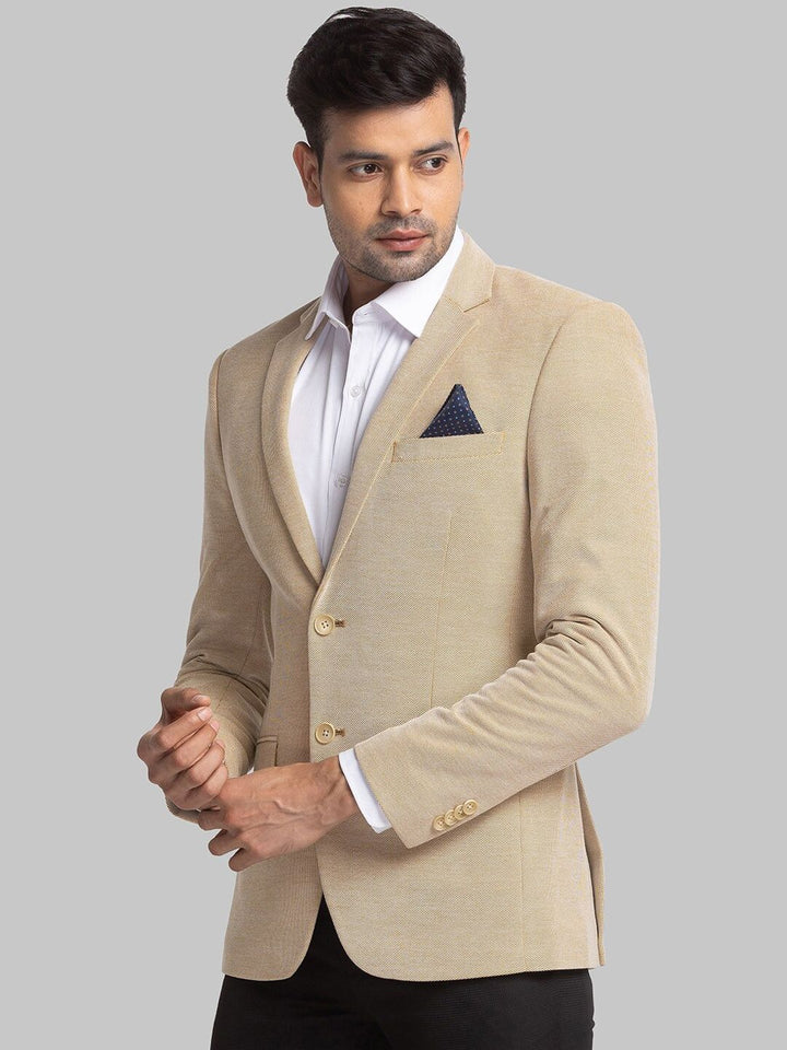 Park Avenue Self Design Single-Breasted Active Fit Casual Blazer