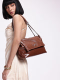 DressBerry Structured Shoulder Bag with Bow Detail