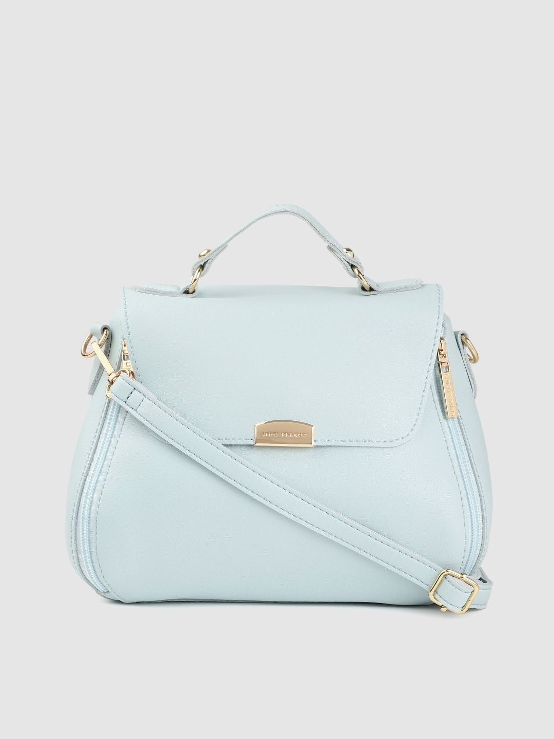 Lino Perros Blue Solid Satchel