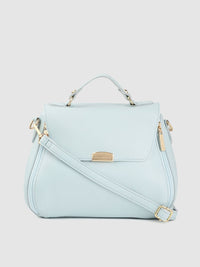 Lino Perros Blue Solid Satchel