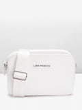Lino Perros Croc Textured Structured Sling Bag