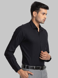 Park Avenue Self Design Slim Fit Organic Cotton Formal Shirt
