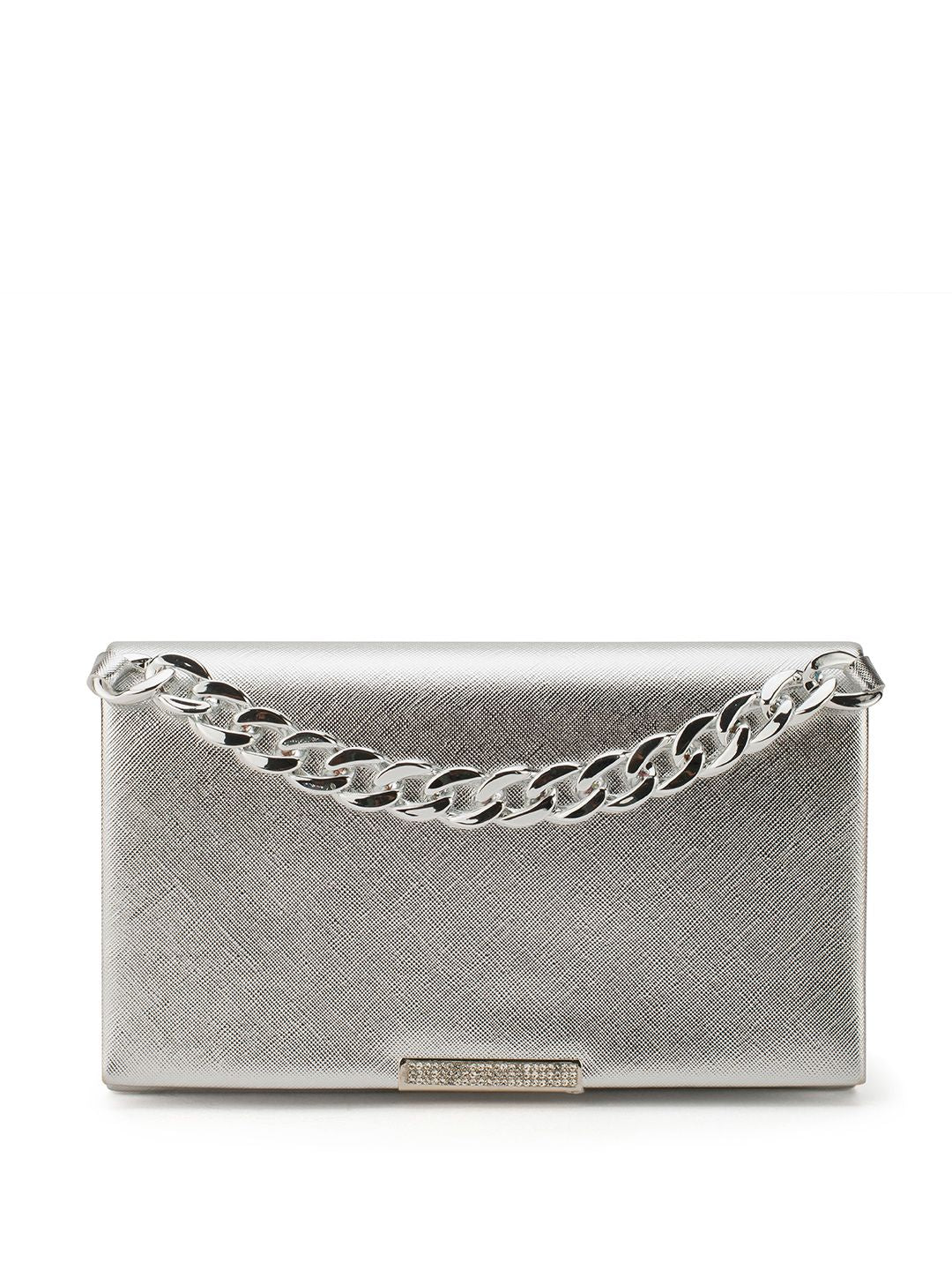 Lino Perros Purse Clutch with Link Chain Detail