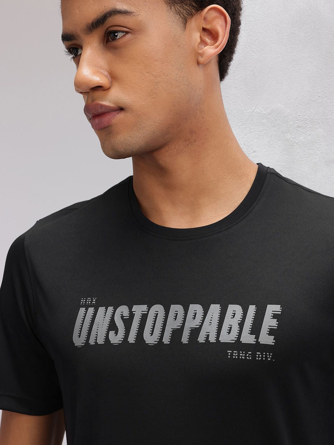 HRX by Hrithik Roshan Typography Print Regular Fit Training T-shirt