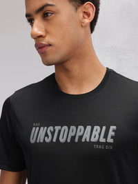 HRX by Hrithik Roshan Typography Print Regular Fit Training T-shirt